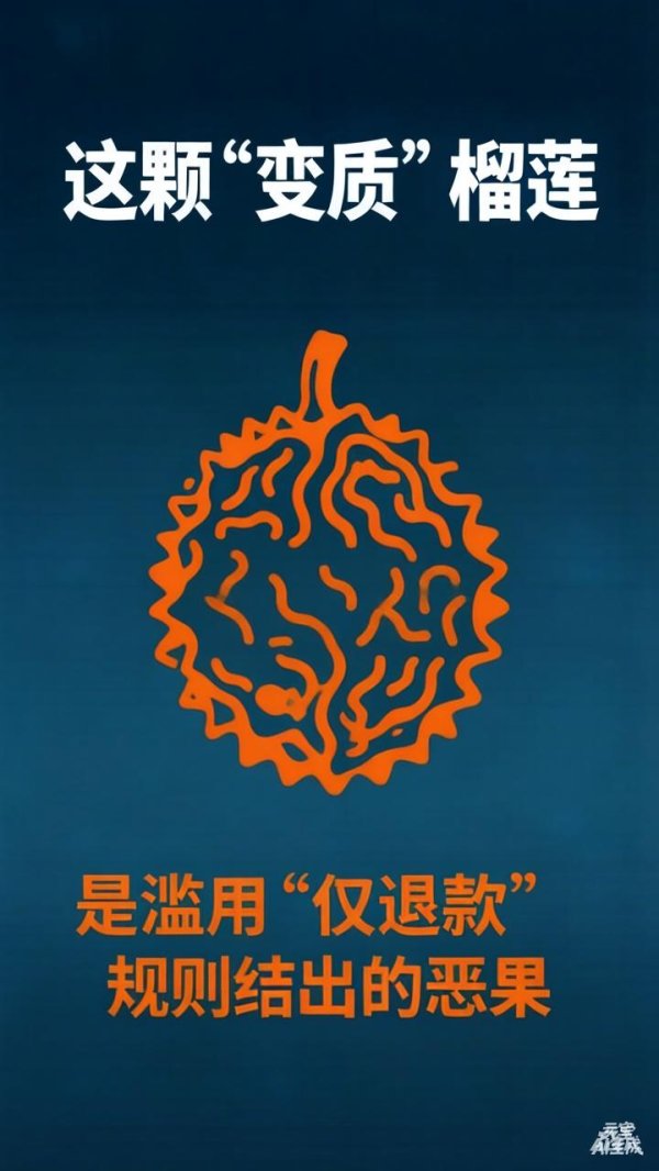 在线配资平台 经济热点快评｜这颗“变质”榴莲，是滥用“仅退款”规则结出的恶果